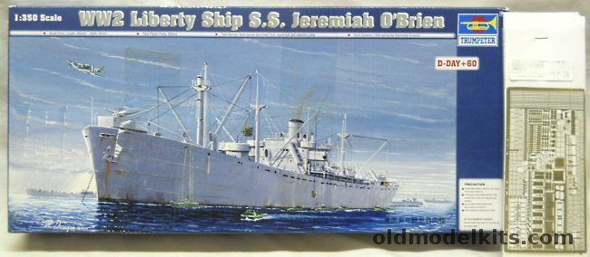Trumpeter 1/350 SS Jeremiah O'Brien WW2 Liberty Ship With Toms PE Set, 05301 plastic model kit